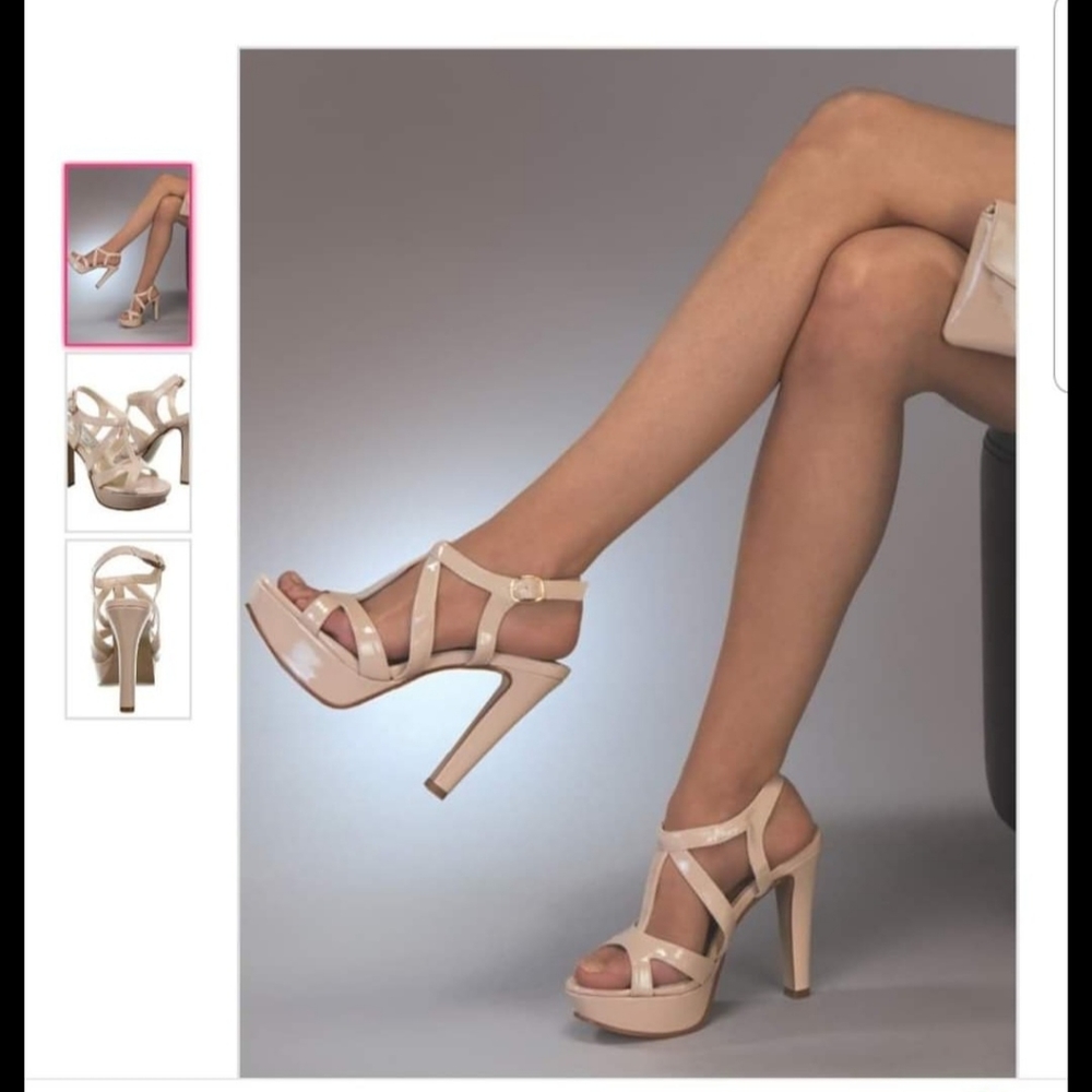 Touch Ups Queenie Nude Heels 5.5